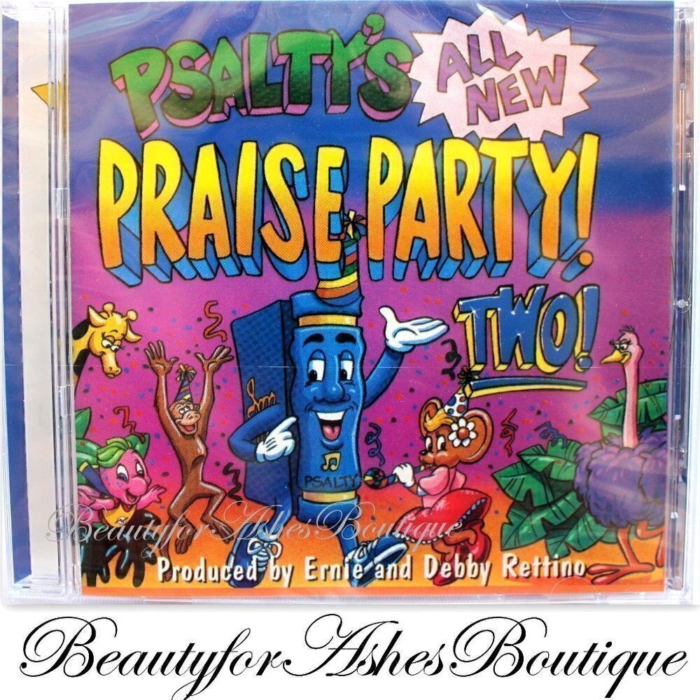 Psalty Kids Praise Party Two! 2 Singalong Fun Christian Anointed Childrens CD
